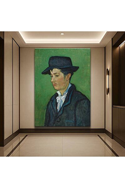 GülsenArt Vincent van Gogh Portretul lui Armand Roulin cu pălărie Pictură pe ...