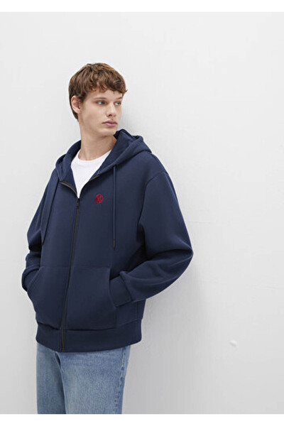 Mavi Ανδρικό φούτερ με φερμουάρ Navy Blue M066979-70490