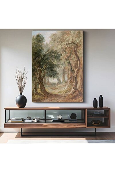 gurbaart J.M.W. Turner Yeşil Orman Patikası Kanvas Elegant Tablo Sanat Elegan...
