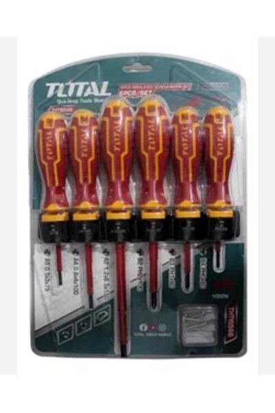 TOTAL 6-piece insulated screwdriver set