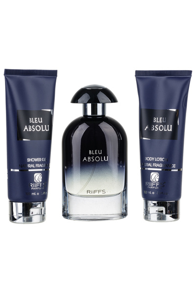 Riiffs PERFUMES Riifs Bleu Absolu Gift Set - 100ml eau de parfum, 100ml shower gel and 100ml body lotion