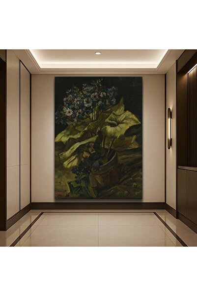 gurbaart Vincent van Gogh Saksı Çiçekleri Ev Dekorasyonu Kanvas Tablo Duvar T...