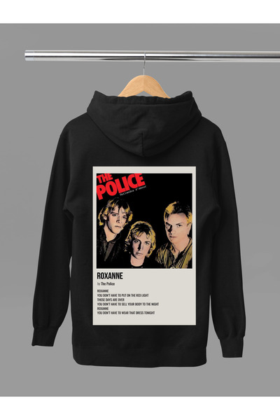 MAGORS سترة روك قطنية مطبوعة بأكمام طويلة من THE POLICE مبطن بالصوف مكونة من ...