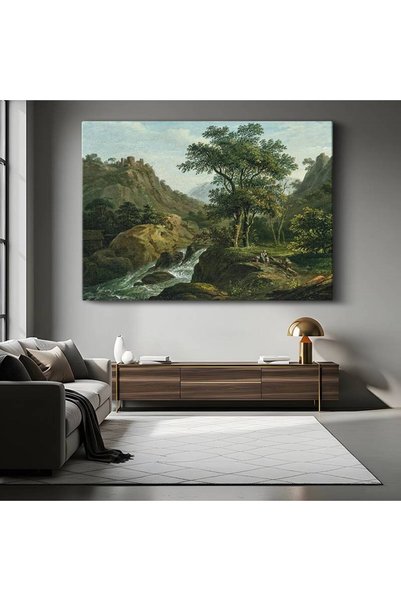 TosbArt Claude Lorrain Pastoral Kırsal Peyzaj Resmi Kanvas Tablo Sanat Tablos...