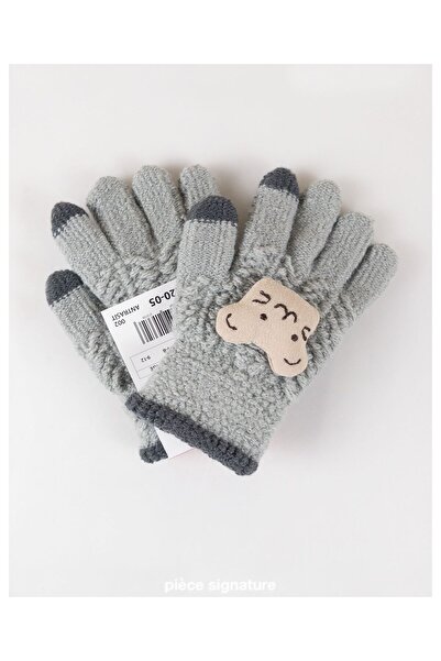 PIECE SIGNATURE 100% Acrylic Children's Gloves with Accessories (Age 3-6)