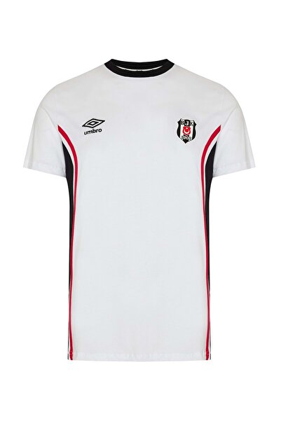 Beşiktaş S.K. Bjk Umbro 25/26 Team Training Cotton T-Shirt Jersey White