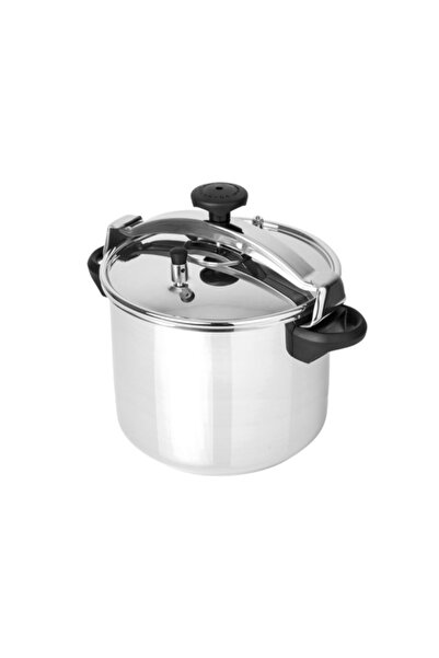 SİLAMPOS Stainless Steel Pressure Cooker with Basket 10 Liter