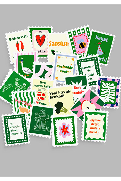 tinystoriestr Set de autocolante cu paiete colorate, 20 de bucăți - Bullet Jo...