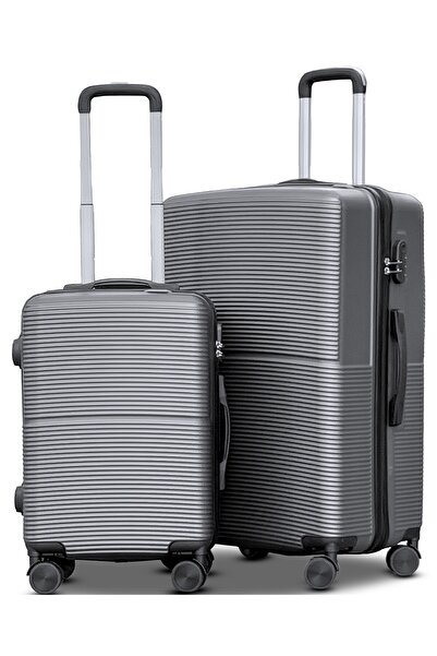 ZAAPPY Hard Shell Lightweight ABS 2PCS SET (20/28 Inch) Luggage, Secured Lock Suitcase