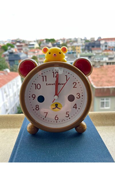 üçgendükkan Figürlü, Alarmlı Çocuk Masa Saati
