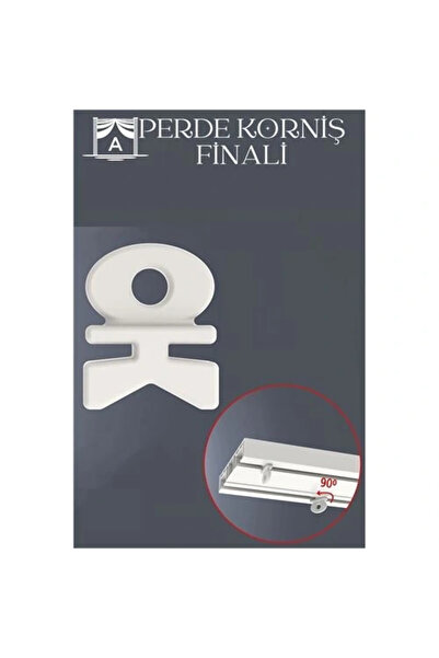 shopwave Curtain Finial Curtain End Cap Cornice Finial End 12 Pieces