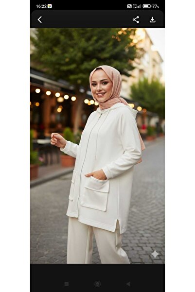 azram Fermuarlı tunik hırka