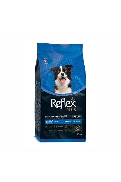 Reflex Plus Somonlu Hipoallerjenik Orta ve Büyük Irk Yetişkin Köpek Maması 12 Kg