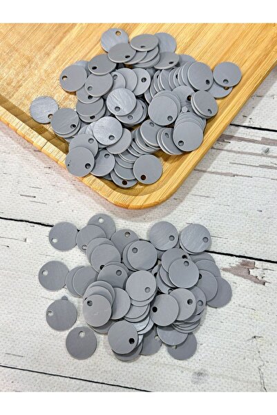 miraylahobi 20 mm (2 cm) Deri Pul Çanta, Supla, Patik Pulu 25 gr No:3 Gri