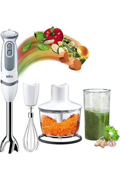 Generic Multi Quick 5, 1000W, 21 Speeds, 0.500L Chopper, 0.600L Beaker, Stain...