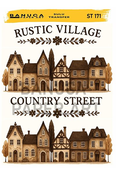 MyHobby Sulu Transfer Kağıdı Banuca ST-171 25×35 cm