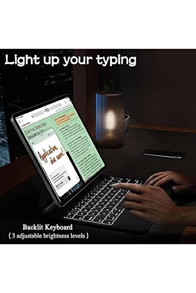 HYX Magic Keyboard for Samsung Galaxy Tab S10 Lite/S10 FE/S9 FE 10.9 and S9 11 inch Keyboard Case