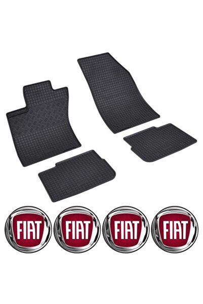 Rigum Set covorașe auto pentru Fiat Tipo Sedan 01.2016 - prezent cu 4 autocol...