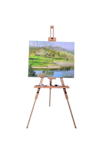 OEM Șevalet de pictură reglabil din lemn, 13,2 x 14,7 x 141,7 cm