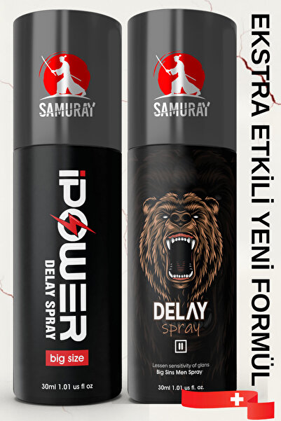 SAMURAY Avrupa'dan İthal Erkeklere Özel Geciktiricili Sprey İle Birlikte Düny...