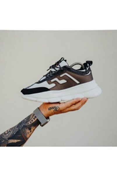 DCF68 ADIDAS SNEAKERS CHAIN REACTION WHITE-BLACK ABCR4(055-3)