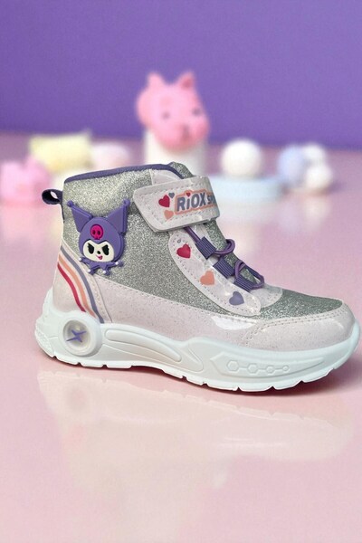 Altın Adım KIŞLIK LABUBU MOTİFLİ IŞIKLI ANATOMİK TABAN KIZ ÇOCUK BOT