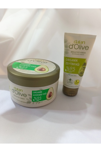 Dalan D' OLİVE ORGANİK AVAKADO YAĞI KREM 250 ML VE 60 ML ORGANİK ZEYTİN YAĞLI...