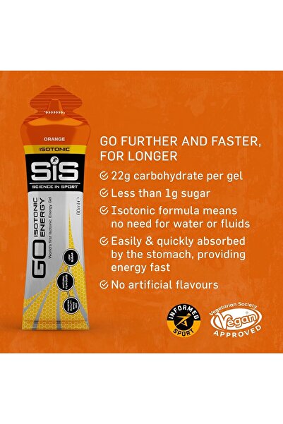 Science in Sport GO Isotonic Energy Gels - Variety Pack (7 Pack)