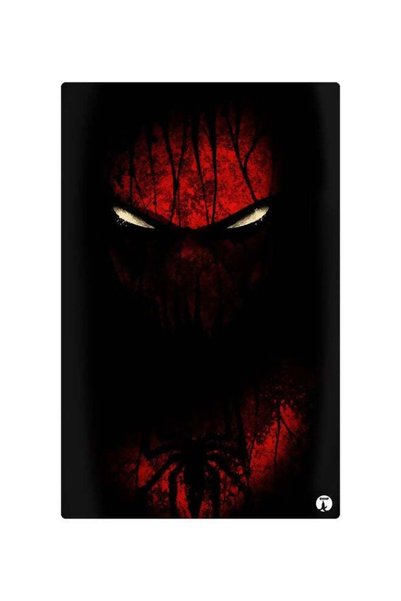 Generic Printed Fridge Magnet Black/Red 8.5cm