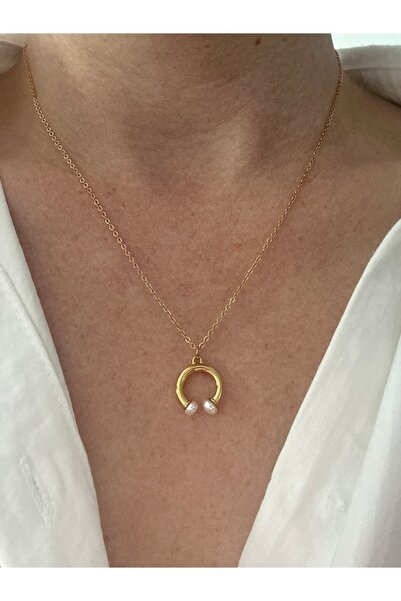 Butik Minimal İnci Kolye