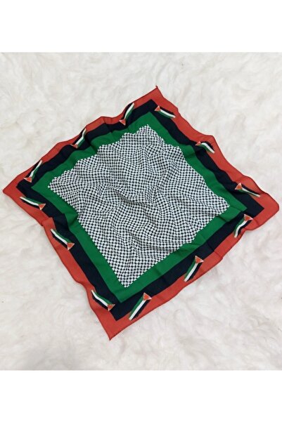 amirat Palestine Themed Scarf 50X50 Non-Slip