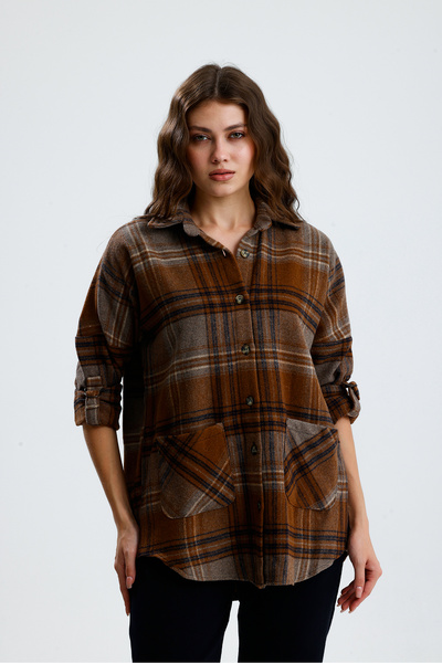 jöns since 1997 Women's Plaid Forester Shirt with Front Pockets