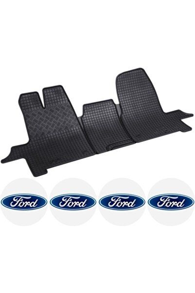 Rigum Set covorașe cauciuc Ford Tourneo Custom Van (01.2018 - prezent) cu 4 a...