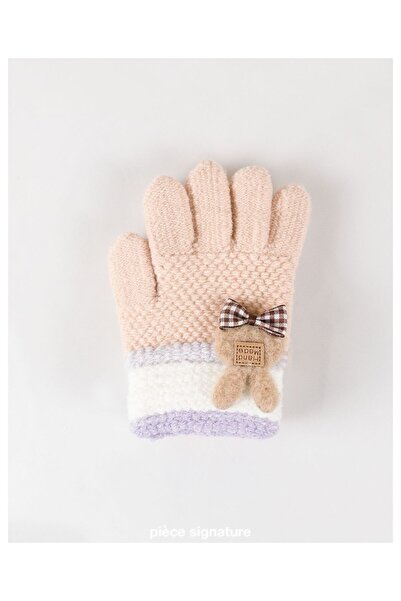 PIECE SIGNATURE 100% Acrylic Children's Gloves with Accessories (Age 3-6)
