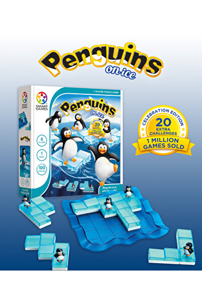 Smart Games Pinguini pe gheață – Joc de logică cu 100 de provocări