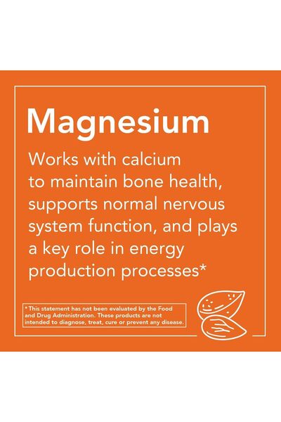 Now Foods Magnesium Citrate Capsules, 400 mg, 120-Count
