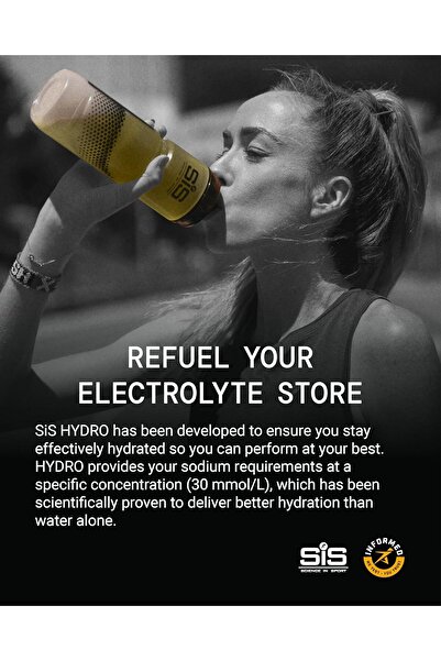 Science in Sport Hydro Electrolyte Tablets, Sugar Free, Variety Pack, 60 Servings (3 Pack)