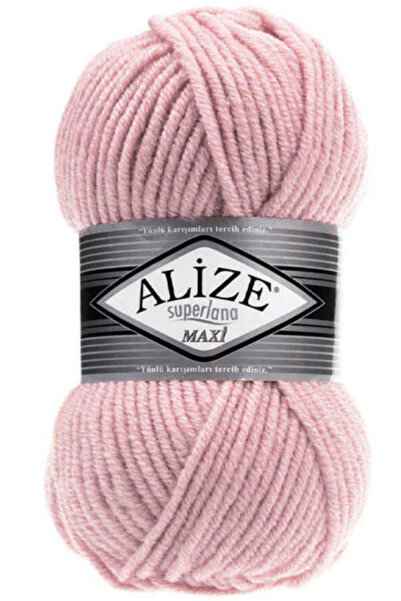 Alize SÜPERLENA MAXI PUDRA PEMBE 5 ADET COLAR : 161