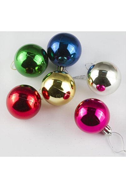 AKSESUARIM Στολίδι για χριστουγεννιάτικο δέντρο 30'lu Düz Cici Top