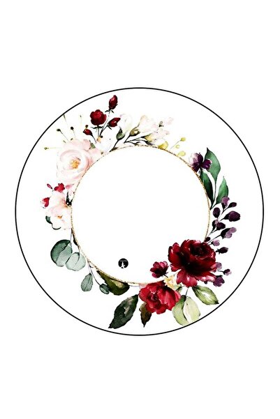 Generic RKN Flowers Printed Fridge Magnet Multicolour