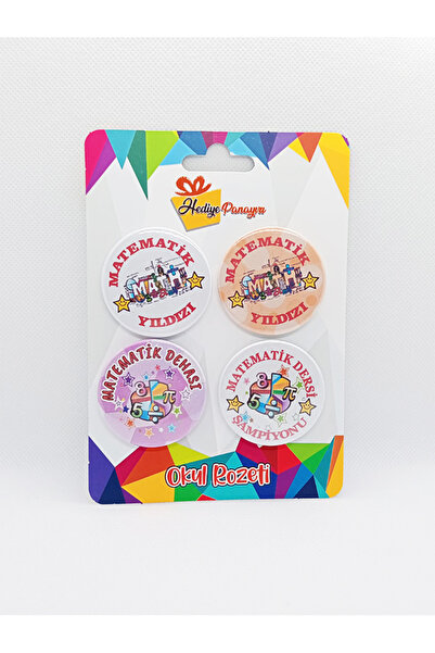 Hediye Panayırı Matematik Dersi Öğrenci Motivasyon Rozetleri