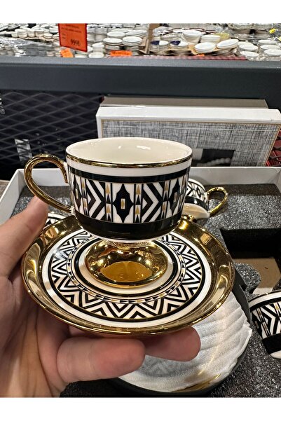 Como Colored Coffee Cup Set with Stand