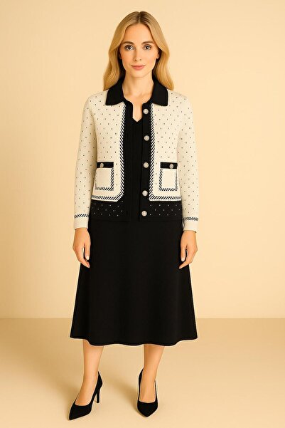 MAY MARA 2-Piece Knitwear Set with Jacket and Dress