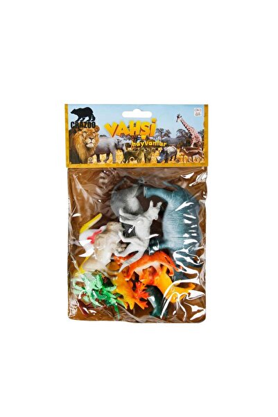 Genel Markalar 0711 Vahşi Hayvanlar Poşetli Hayvan Oyun Seti Orta Boy - Gerge...