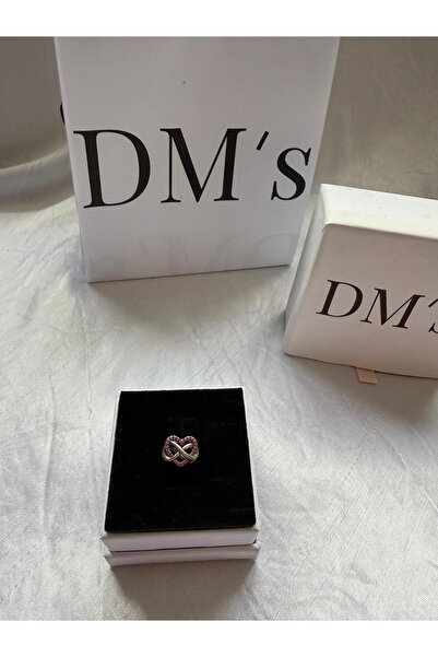 DM’s Silver Red Sonsuzluk Kalbi Gümüş Charm’ı