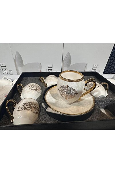LİLA HOME Beaded Handle Coffee Cup Set