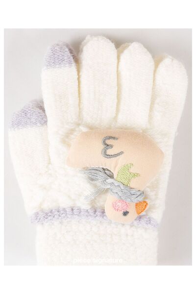 PIECE SIGNATURE 100% Acrylic Children's Gloves with Accessories (Age 3-6)