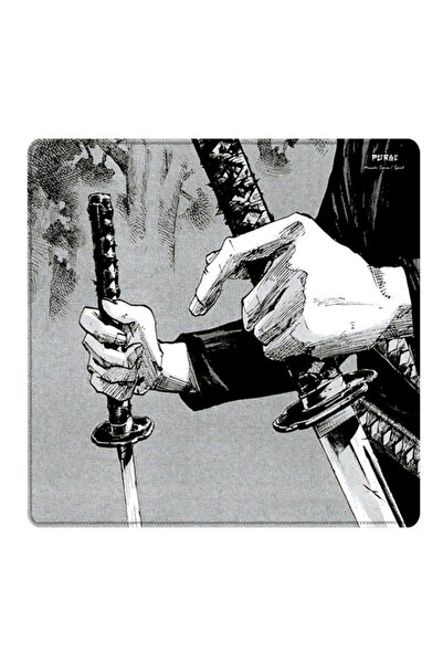 PORGE Musashi Special Edition Speed Mouse Pad 500x500x4 Mm E-sports Mouse Pad