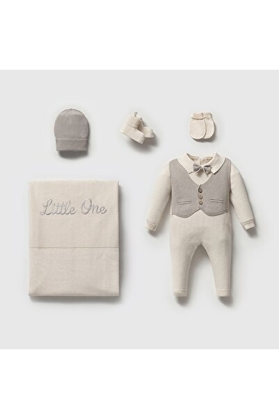 Nipperland Nipperlan Baby Girl and Boy Knitwear Hospital Discharge 0-3 Months Knitwear Set