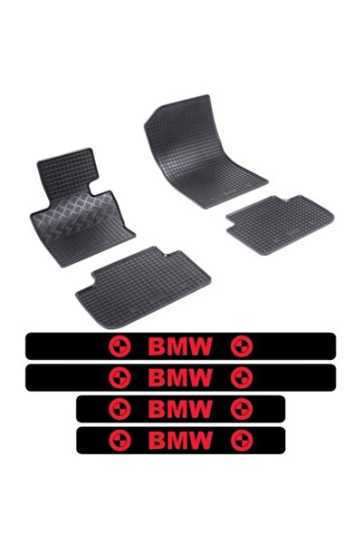 Rigum Covorașe de cauciuc pentru BMW X3 E83 (01.2004-10.2010) cu 4 autocolant...
